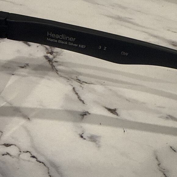 Smith Optics Headliner Polarized Square Sunglasses Matte Black Solver K87 Read - Picture 6 of 8